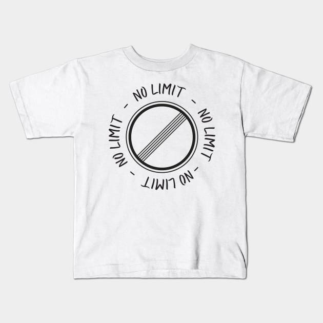 No Limit Kids T-Shirt by SM Shirts